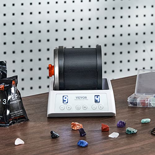 Rock Tumbler Kit with 4-Speed Timer and Polishing Accessories X2441