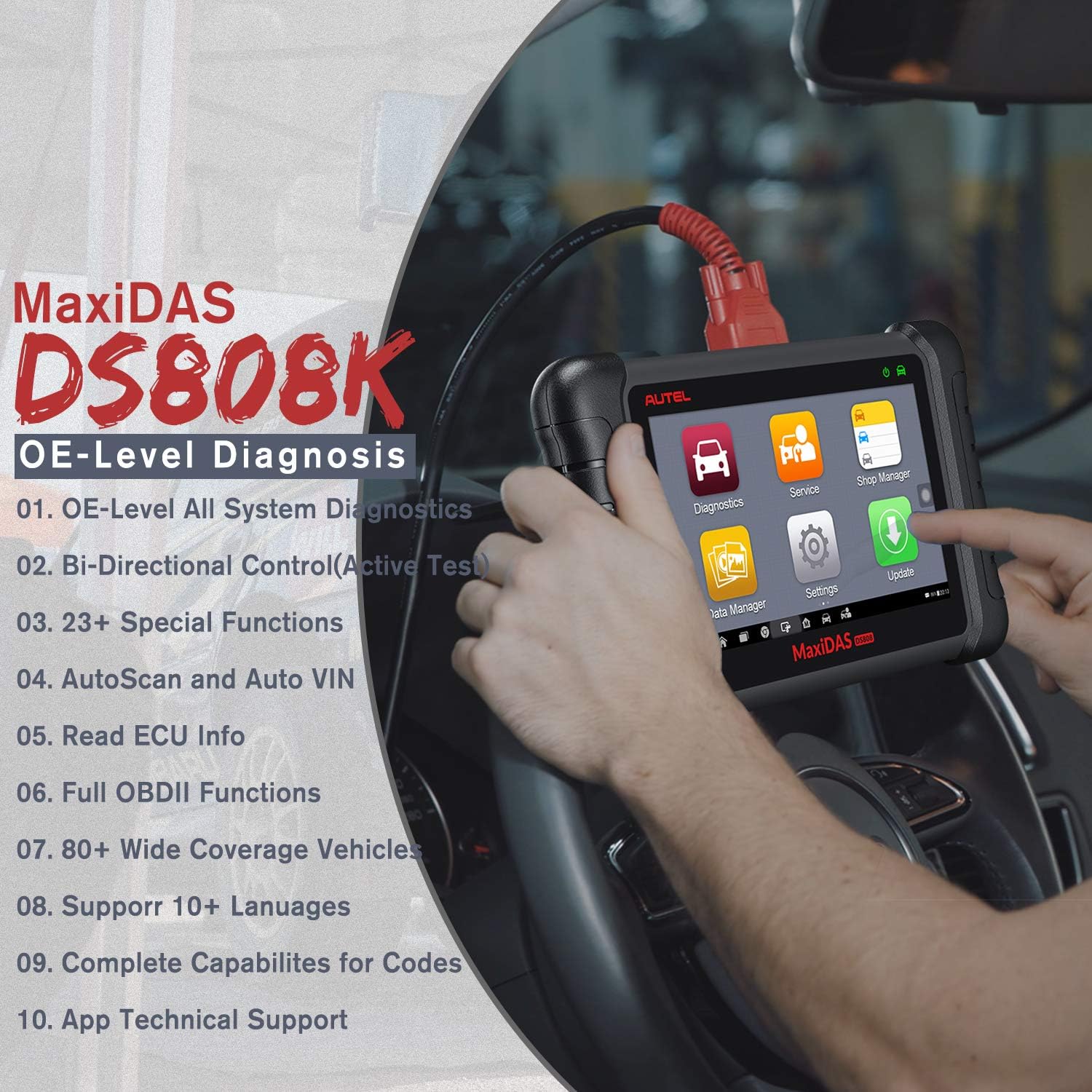 Diagnostic Scan Tool with Bi-Directional Control and All System Diagnostics W326135