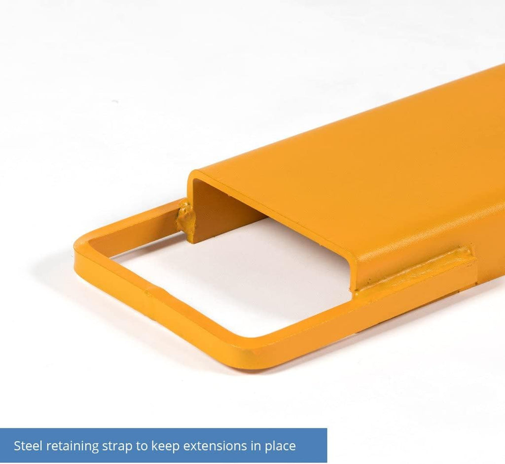Pallet Fork Extensions for Forklifts and Loaders, 60"x4.5" J8721