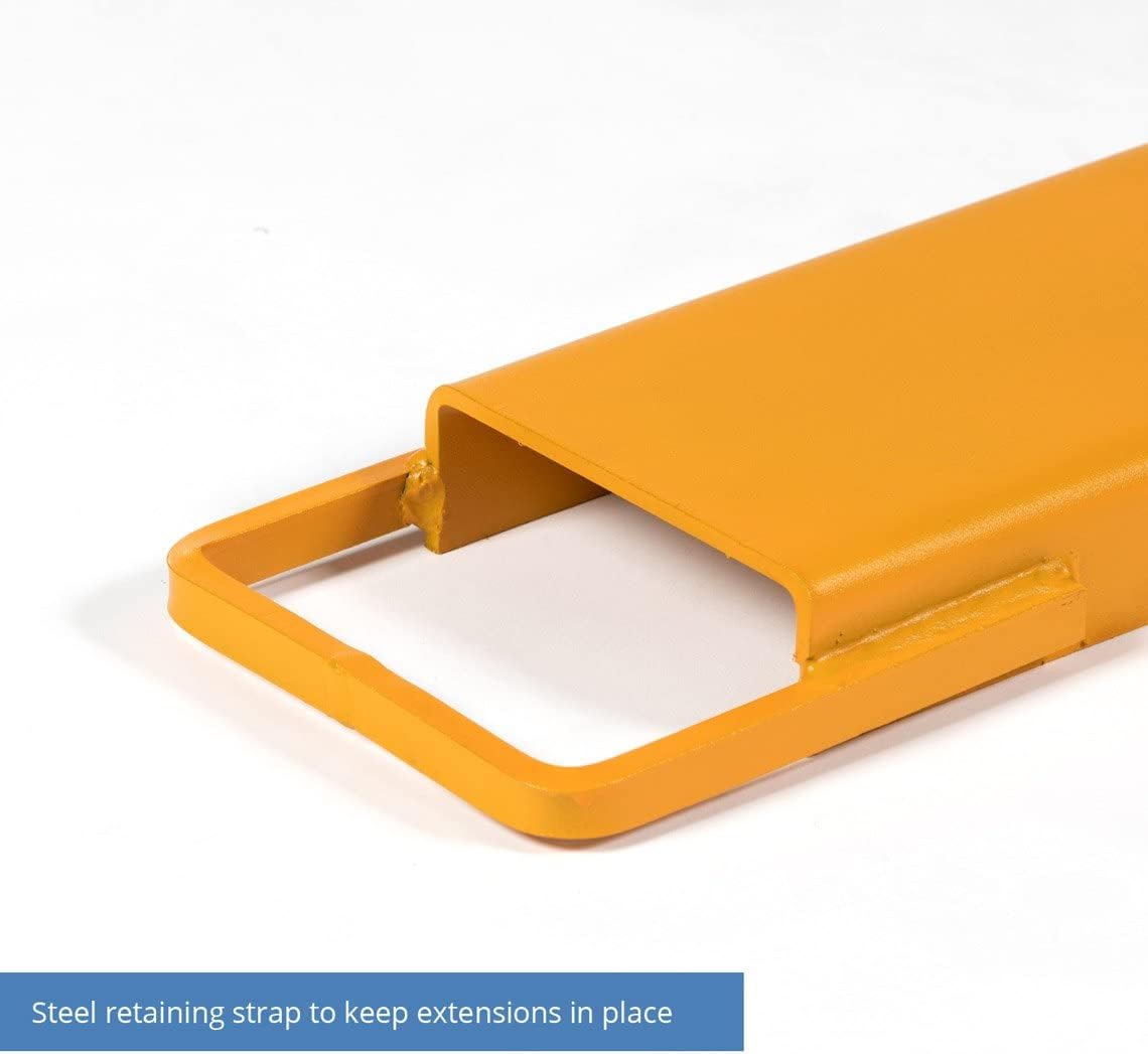 Pallet Fork Extensions for Forklifts and Loaders, 60"x4.5" J8721