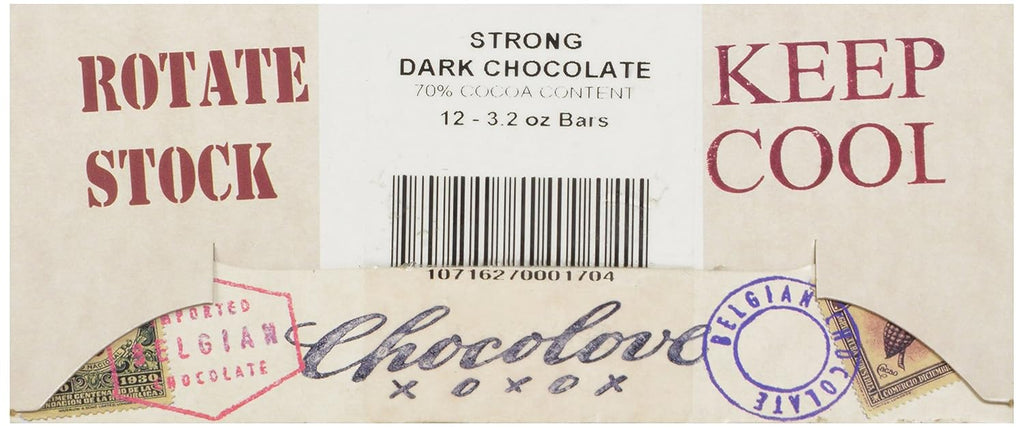 Dark Chocolate 70%, 3.2 oz (Pack of 12) R595752