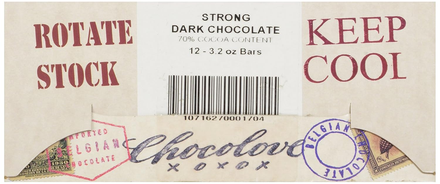 Dark Chocolate 70%, 3.2 oz (Pack of 12) R595752