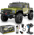 LAEGENDARY RC Cars - 4x4 Offroad Crawler Remote Control Truck for Adults and Kids - Fast Speed, Waterproof, Electric, Hobby Grade Car - 1:10 Scale, Brushed, Blue - Green﻿