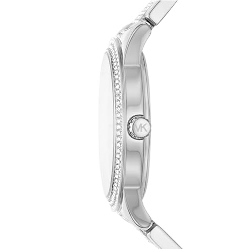 Women's Stainless Steel Multifunction Watch with Pavé Crystal T749570
