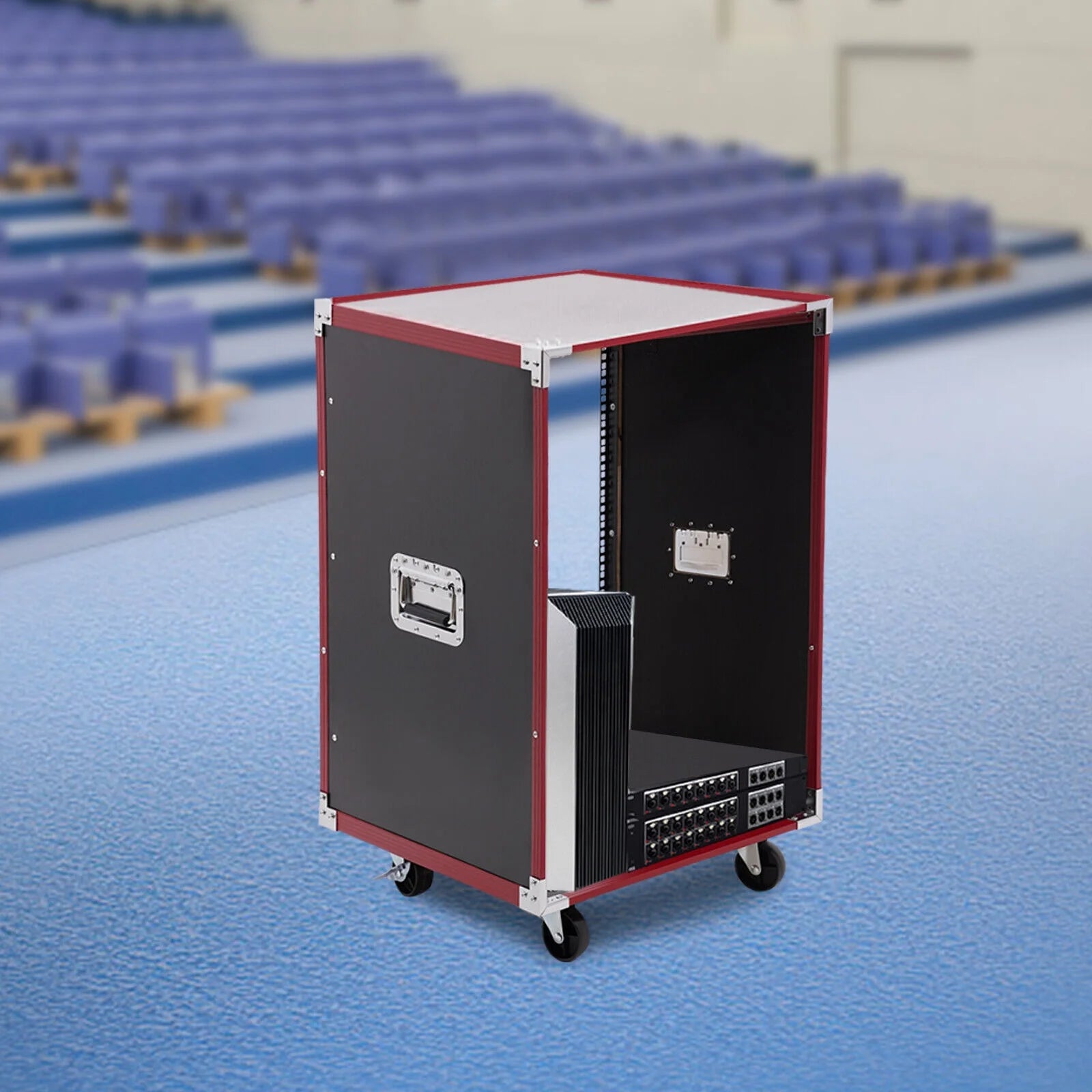16U Network Server Cabinet with Wheels B671732