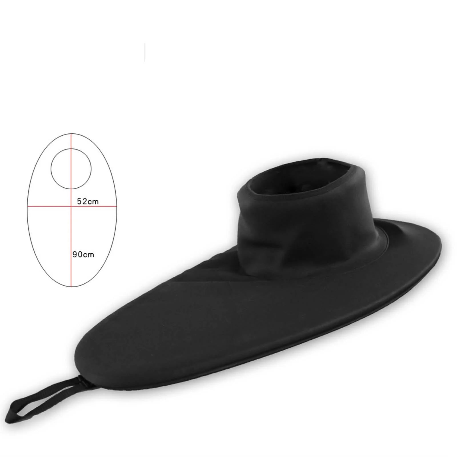 Adjustable Neoprene Kayak Spray Skirt, Waterproof Canoe Cover J82531
