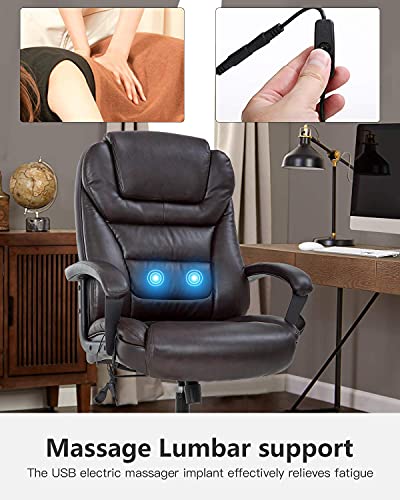 Ergonomic Desk Chair with Lumbar Support and Headrest A145714