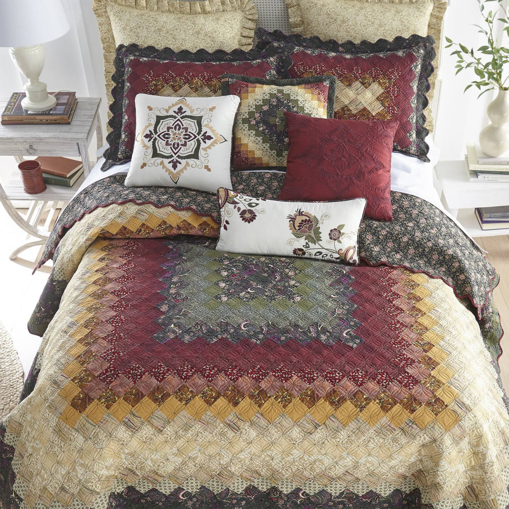 Cotton Pieced Quilt - Full/Queen F988795