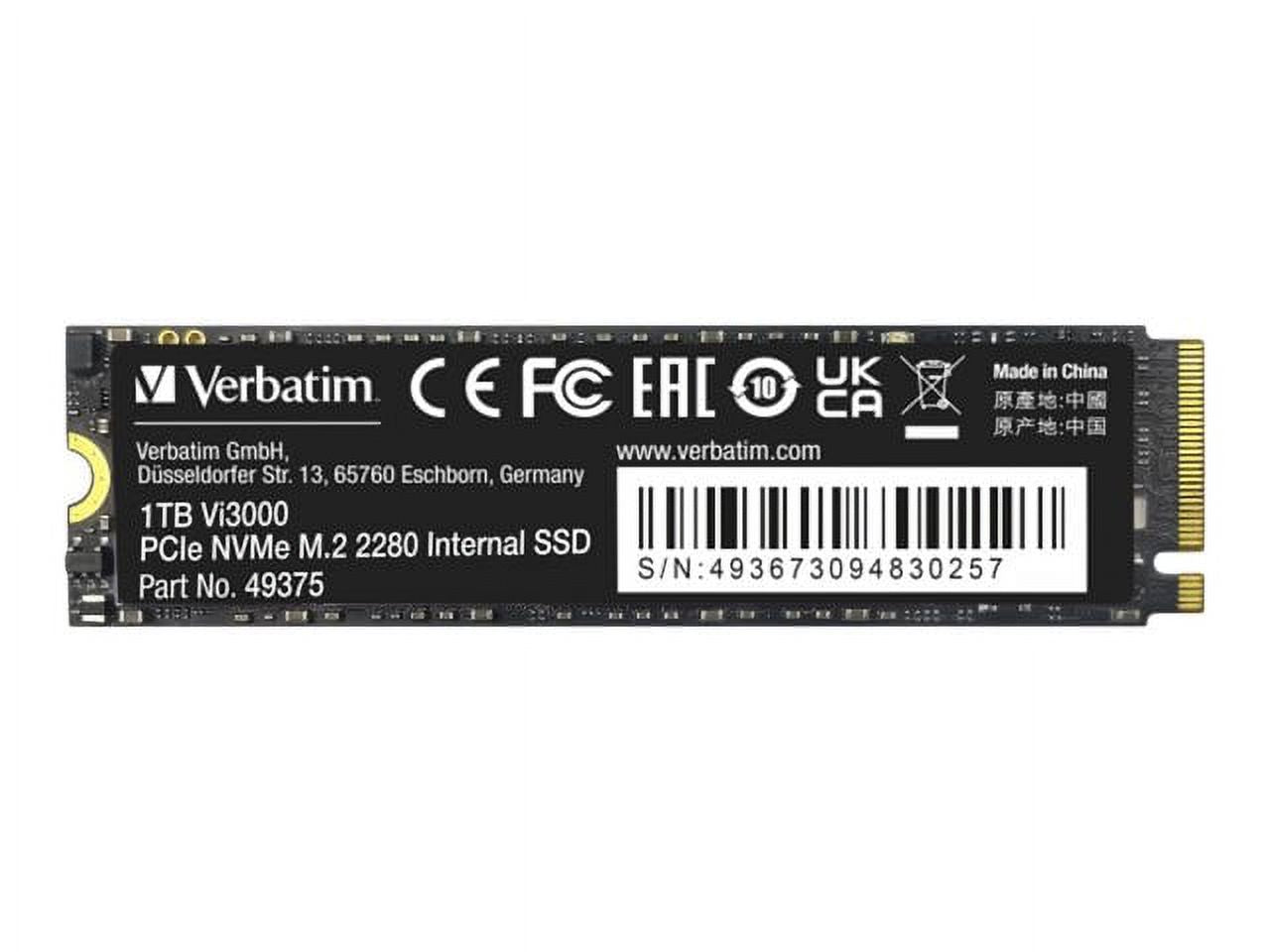 1 TB M.2 2280 NVMe PCIe x4 Internal Solid State Drive O74097