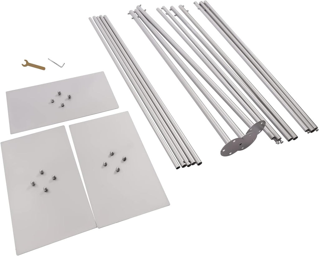 Pipe and Drape Backdrop Stand Kit, Heavy Duty Adjustable Photography Frame M5153