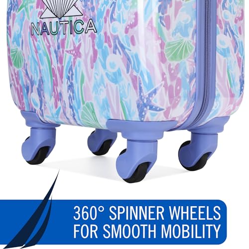 Kids Luggage 18" Airline Approved Rolling Hardside Carry-on Suitcase with Wheels F54673