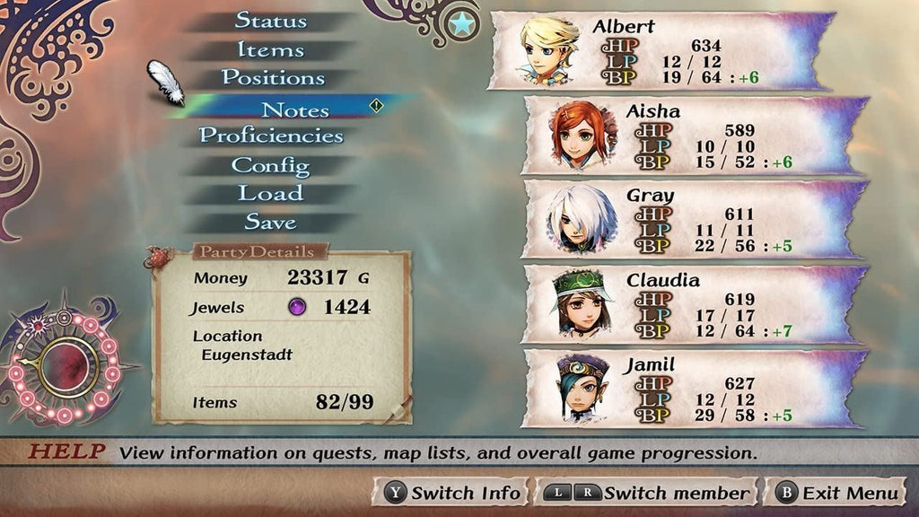 Romancing SaGa: Minstrel Song Remastered for Nintendo Switch S7214