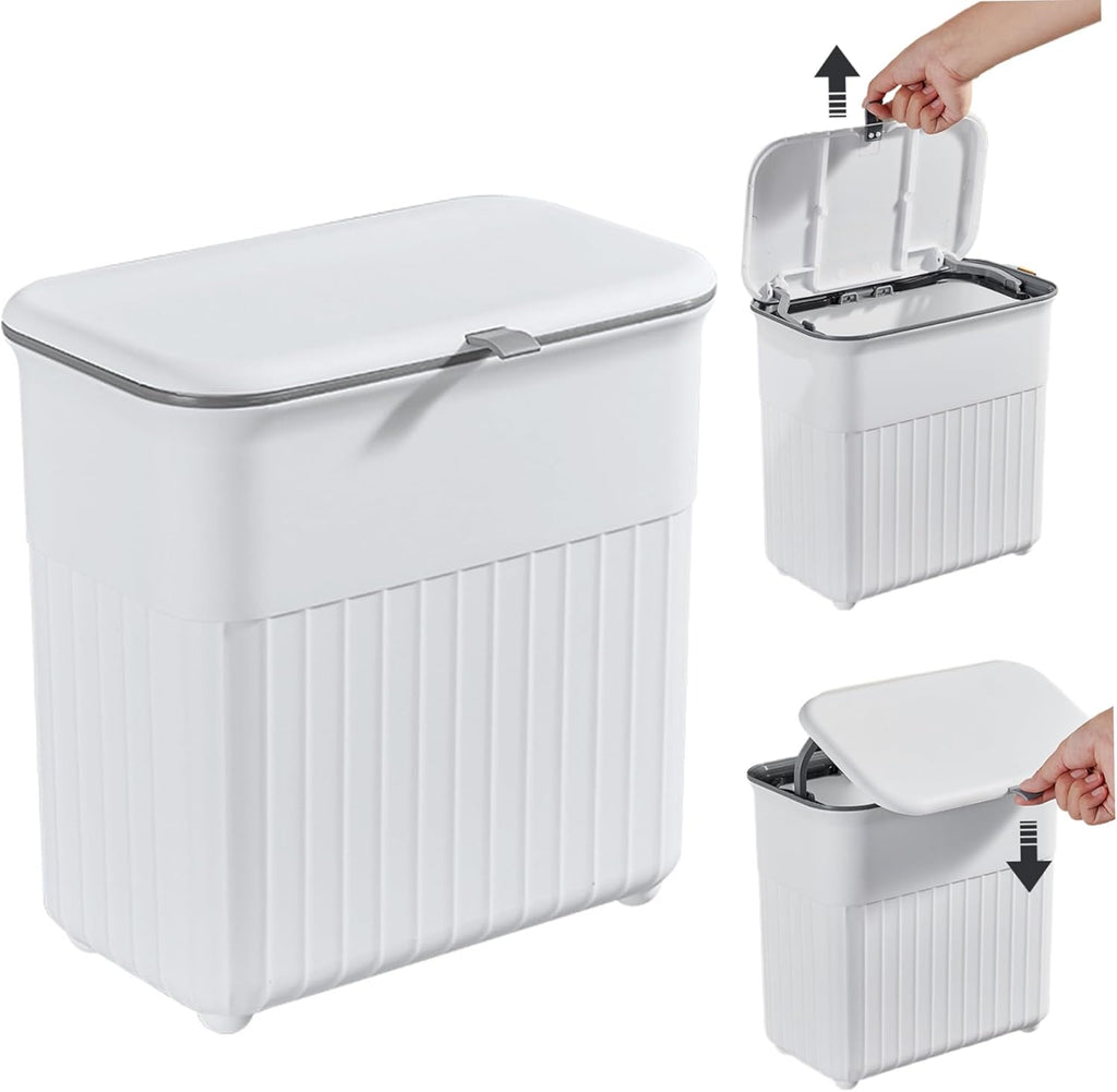 Kitchen Compost Bin with Lid for Counter, Under Sink, or Hanging Z6661