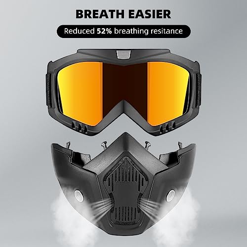 Motorcycle Half Helmet with Face Shield, DOT Approved Retro Style X5103