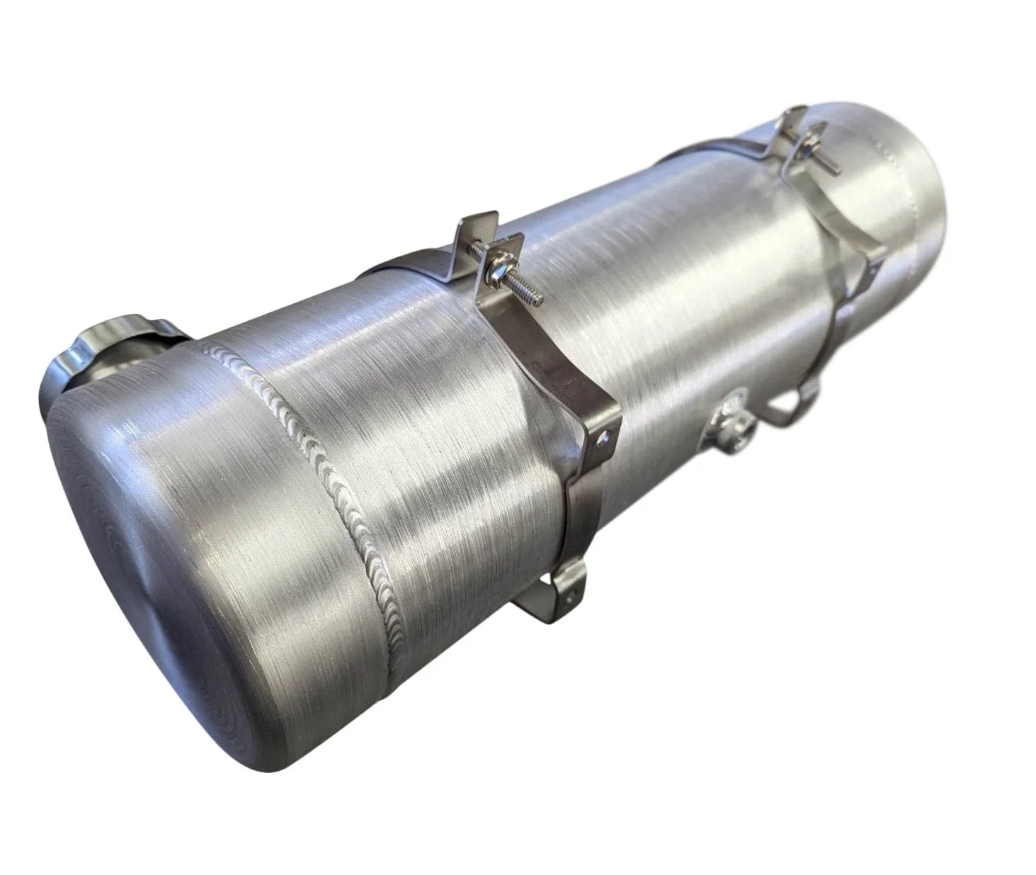 14" Round Aluminum Gas Tank 1.4 Gal for Mower & Golf Kart Q51239