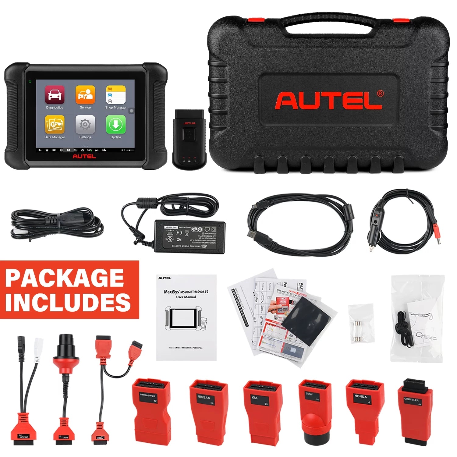 Auto Diagnostic Scan Tool with ECU Coding and Bi-Directional Testing G736
