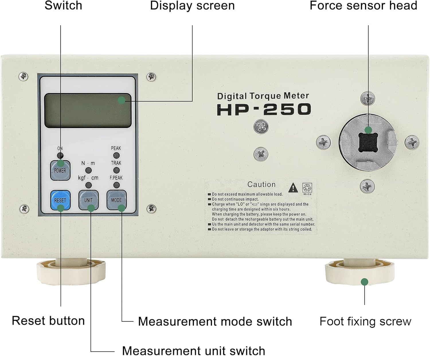 Digital Torque Meter Portable Torsion Tester with Calibration Certificate E990