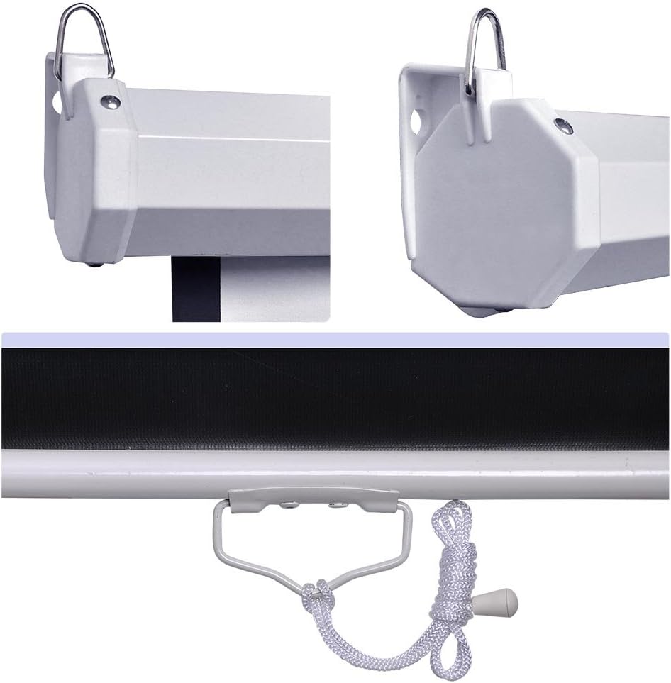100" 16:9 Manual Pull Down Projector Screen Z400