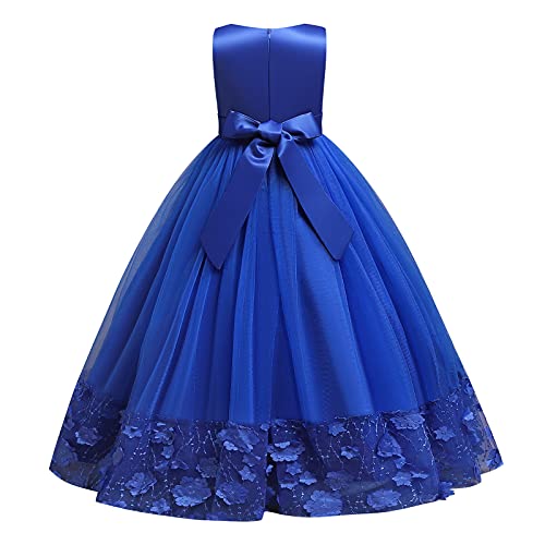Long Lace Dress for Girls Wedding Bridesmaid Pageant D672830