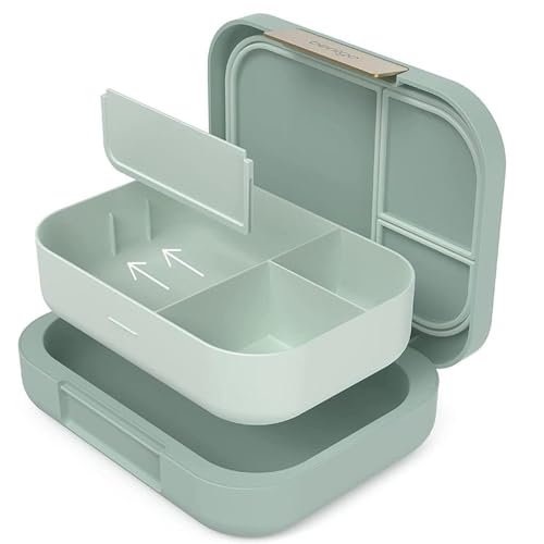 Leak-Resistant Bento Lunch Box for Adults, Teens, Reusable BPA-Free Meal Prep Container E831