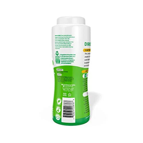 Natural lemon dishwasher detergent additive for hard water stains, 24oz 2-pack Z7769