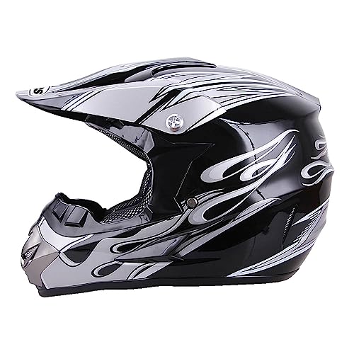 Off-Road Motorcycle Helmet with Goggle, Gloves & Mask V369861