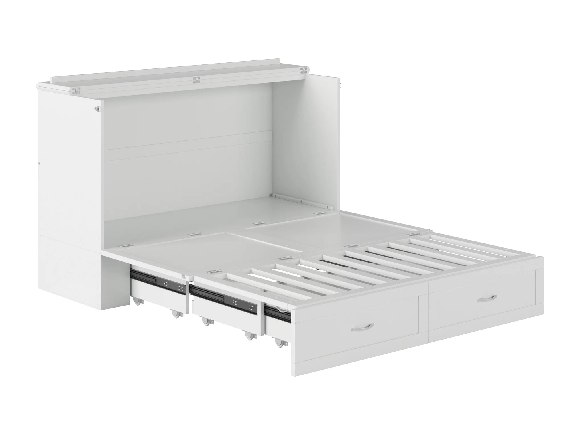 Queen Murphy Bed Chest with Charging Station J79477