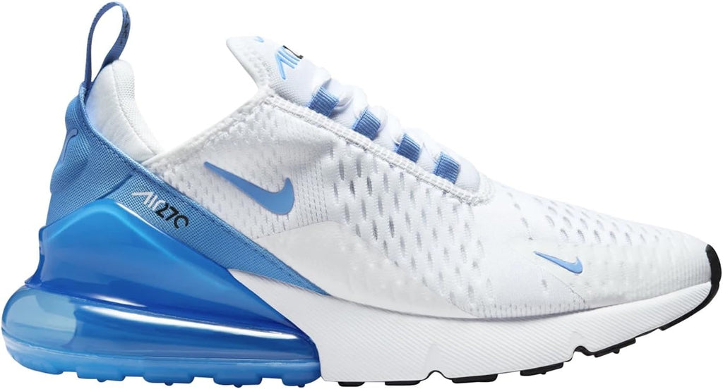Nike Air Max 270 Women's Shoes (AH6789-118, White/Black/University Blue) Size 5.5