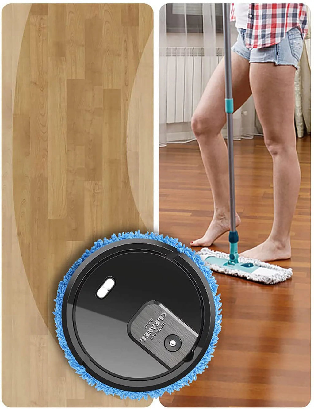 Automatic Mopping Robot Smart Floor Cleaner Wet Dry F18673