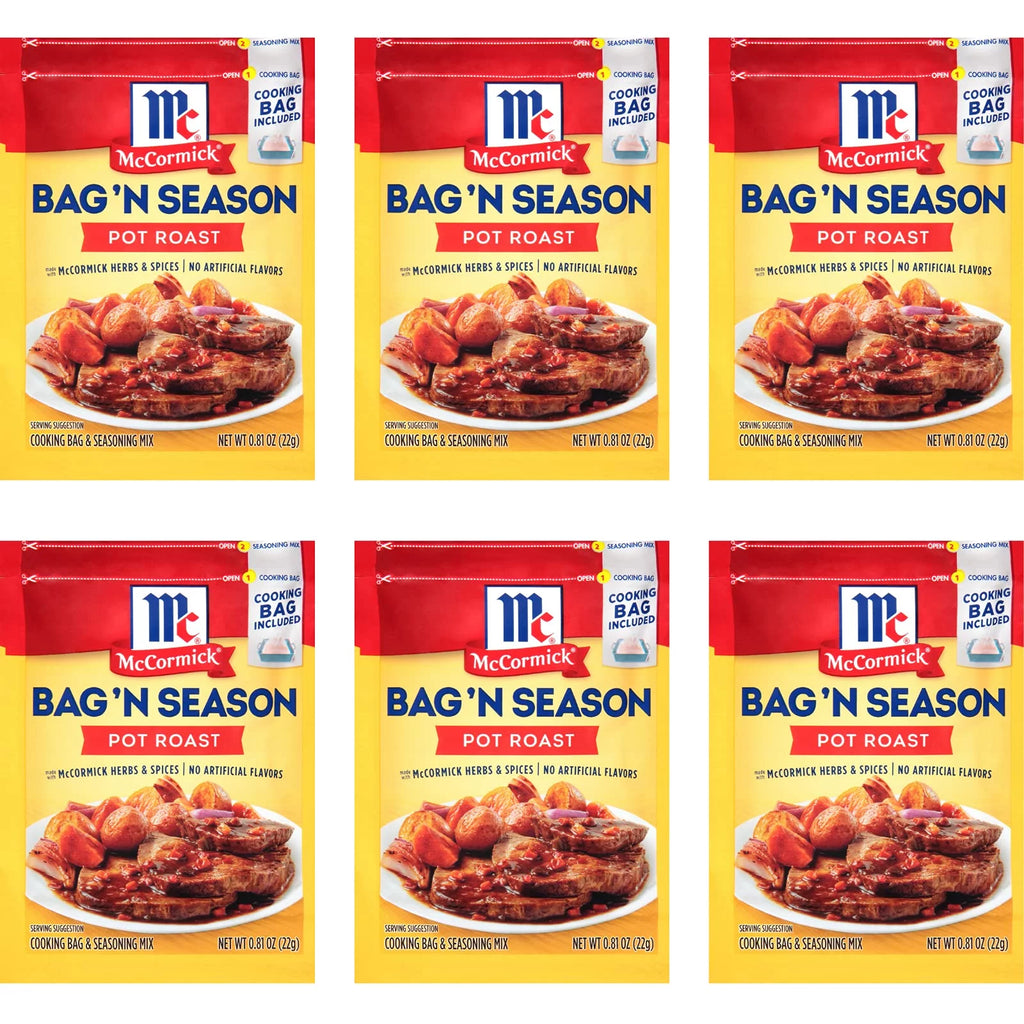 Mccormick Pot Roast Bag N, Season, 0.81 Oz, 6 Pk