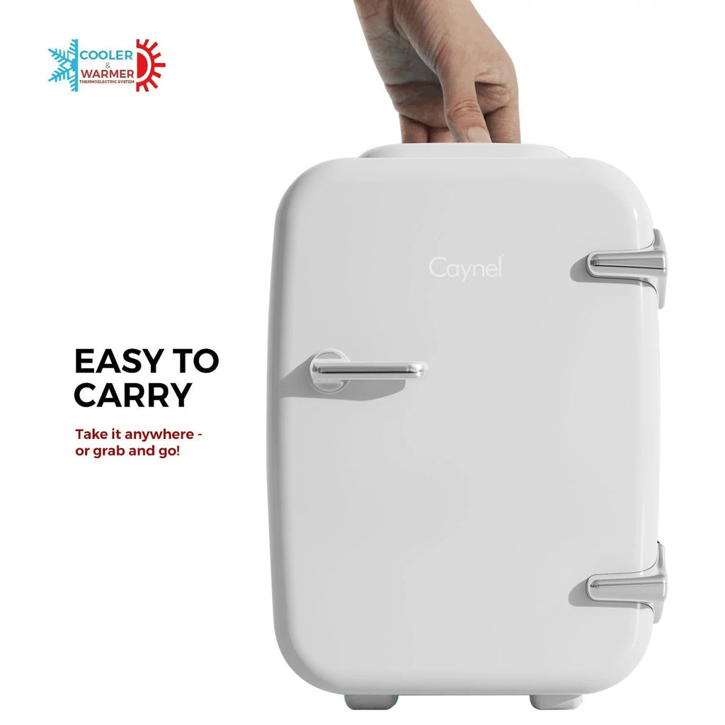 Mini Fridge Portable 4 Liter Cooler and Warmer, White M790