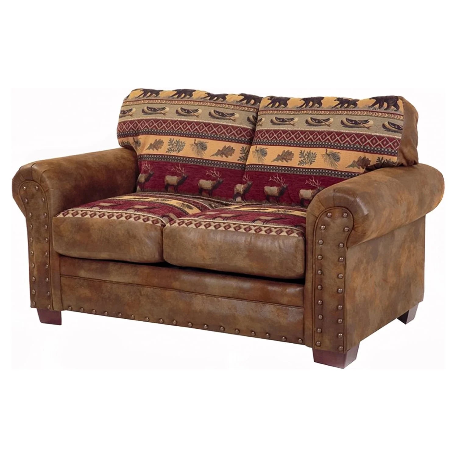 Microfiber Sofa Set in Brown L642190
