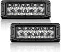 Rigidhorse LED Light Bar 8 Inch Double Row 120W 12000LM Spot Flood Combo LED Off Road Lights Xenon White IP68 Waterproof Driving Light for Trucks, 2Pcs Pack of 2