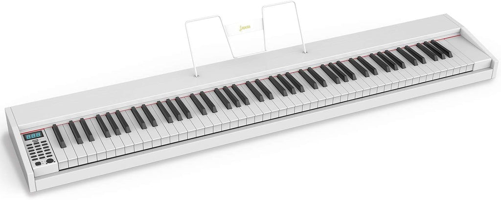 88 Key Digital Piano with Bluetooth, Sustain Pedal, Music Stand E99110