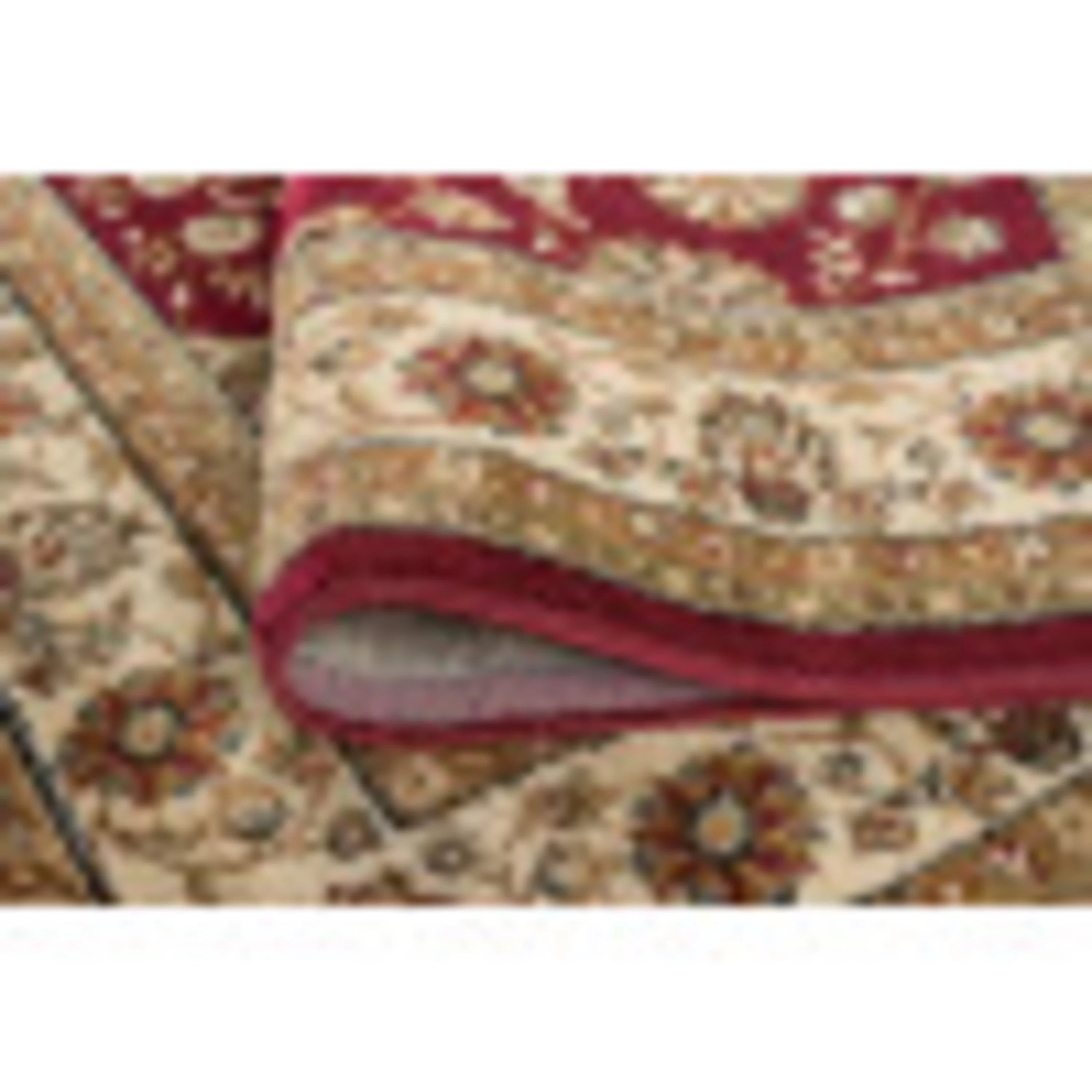 Red Traditional Area Rug for Living Room Bedroom Indoor Entryway T9179