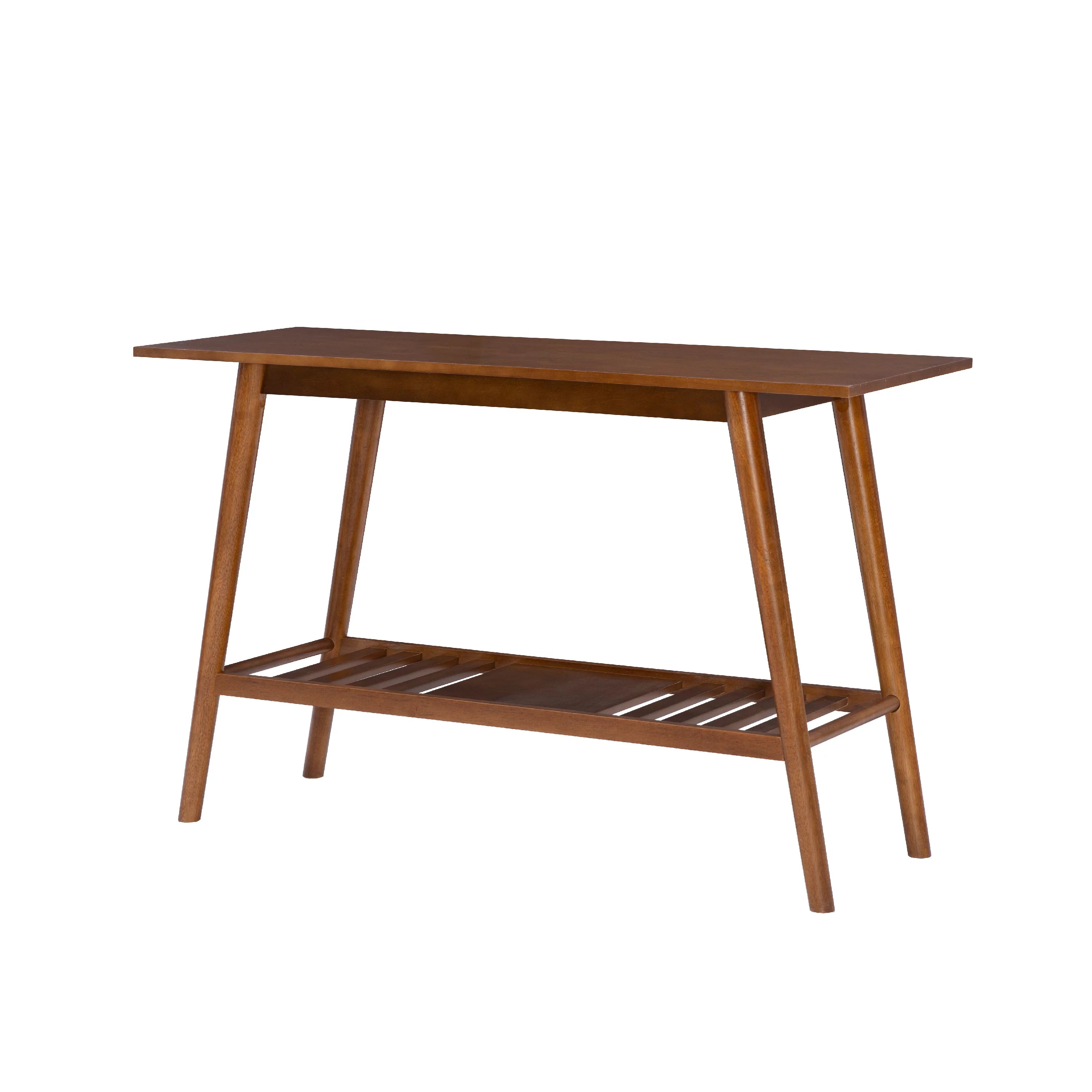 Mid-Century Indoor Console Table, Walnut V131