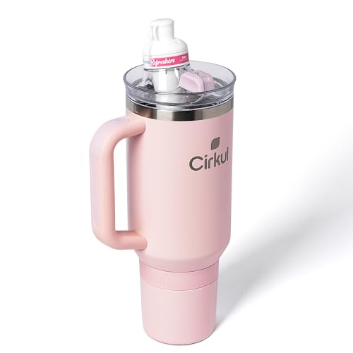 40oz Stainless Steel Tumbler with Handle, Double-Wall Insulated T7917