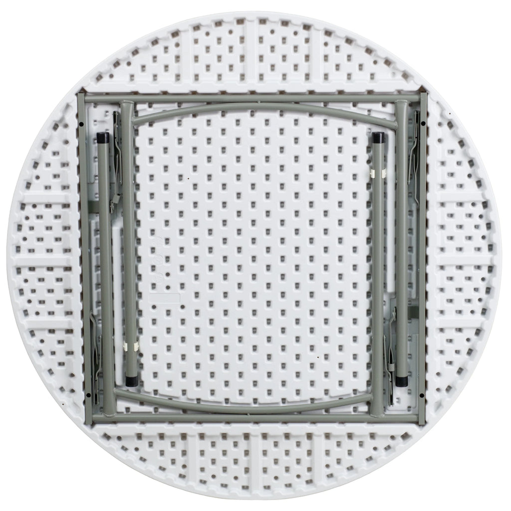 4' Round Plastic Folding Banquet Table B4334