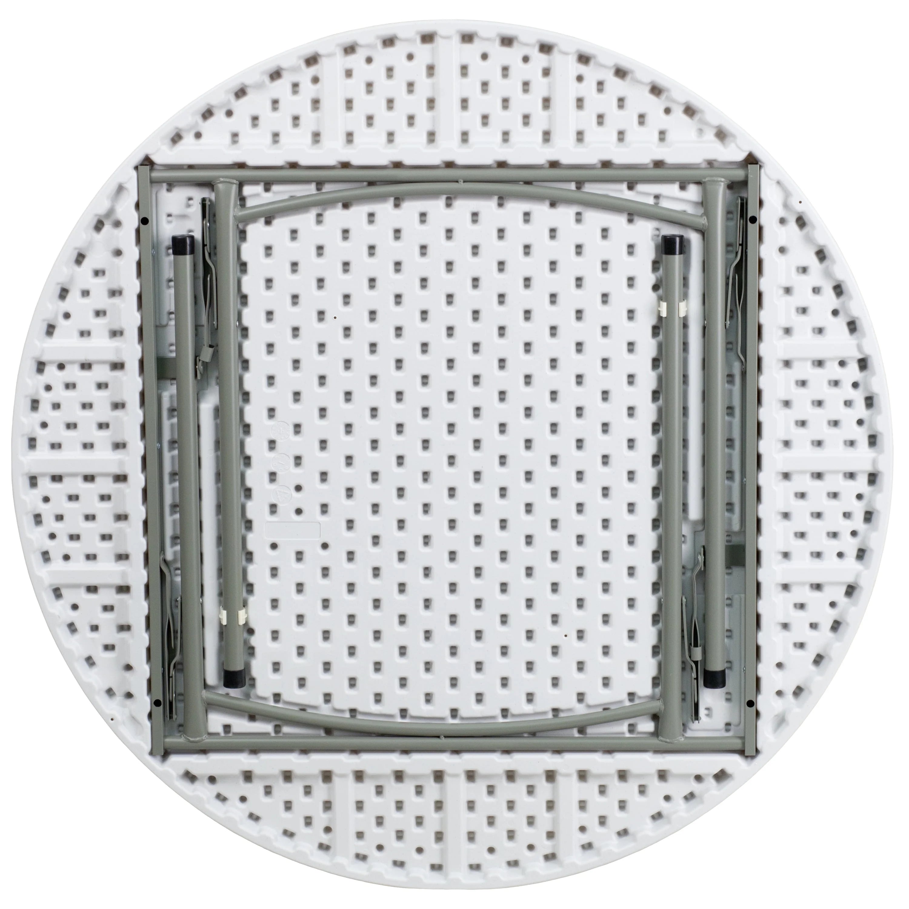 4' Round Plastic Folding Banquet Table B4334