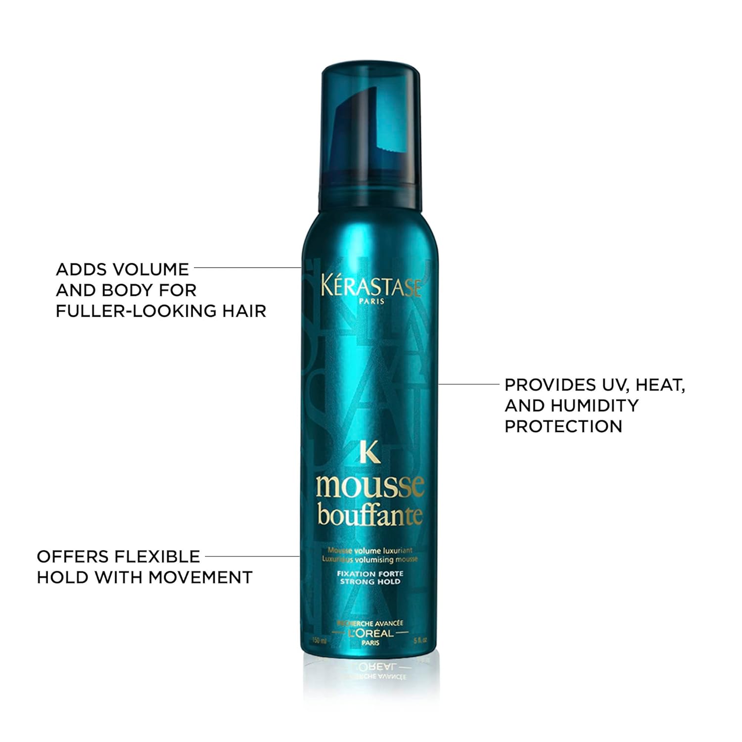 Volumizing Hair Mousse with Heat Protectant, 150ml Z497250