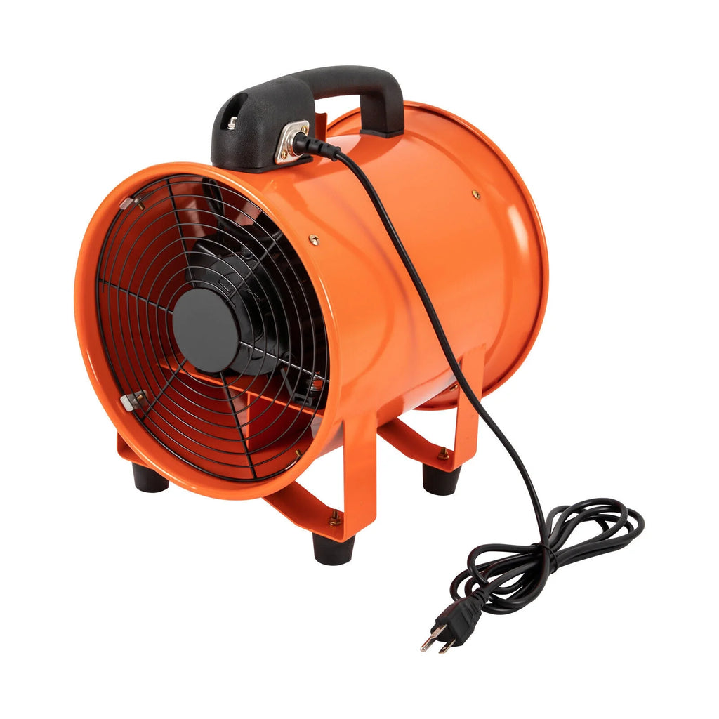 10 Inch Industrial Exhaust Fan Portable Ventilation Blower with 16 ft Duct Hose I233644