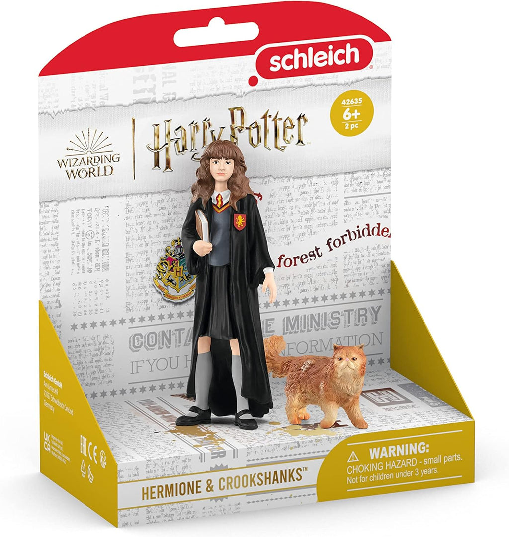 Harry Potter 2-Piece Figurine Set with Hermione & Crookshanks for Kids Ages 6+ M139