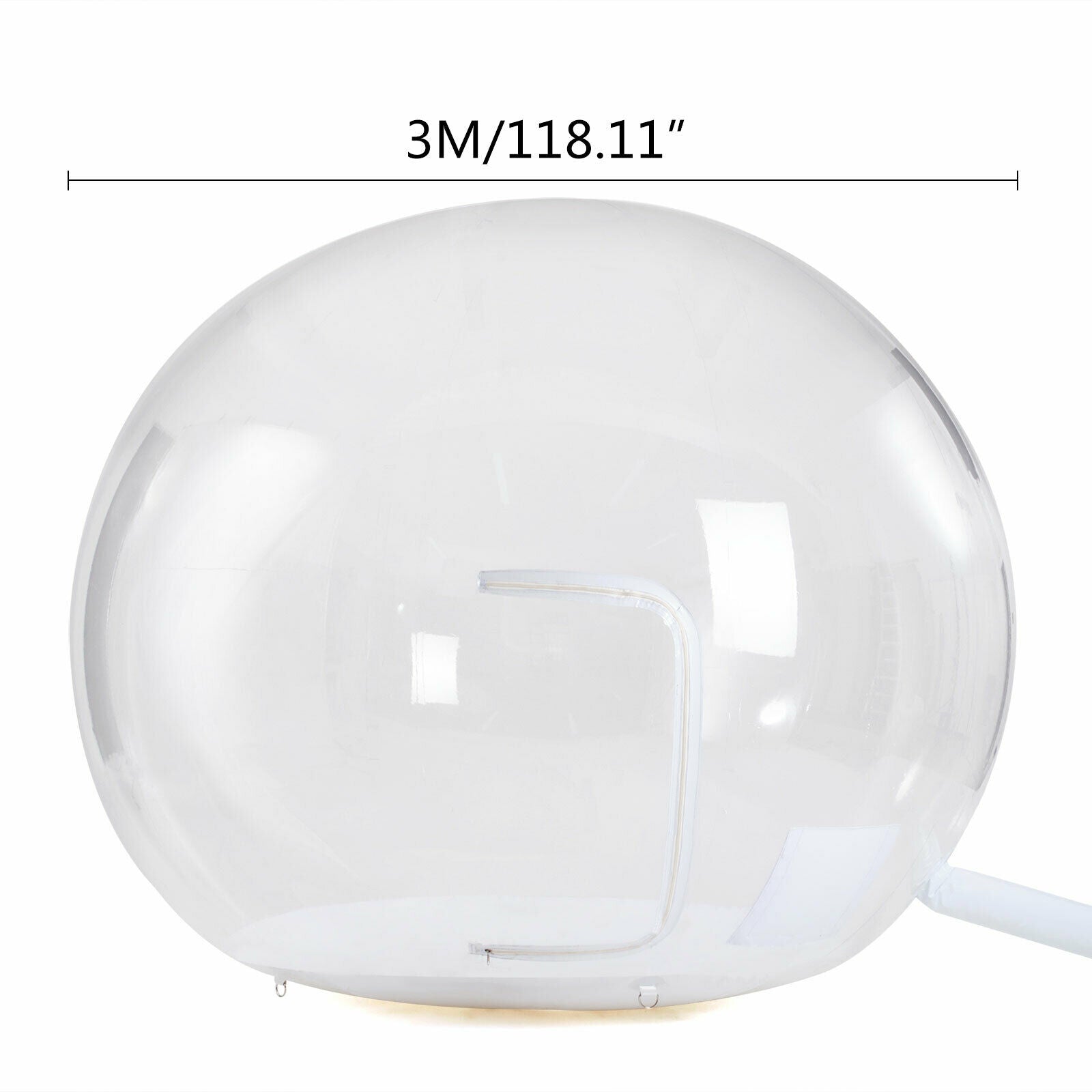 Inflatable bubble tent 360° transparent dome with air blower for outdoor camping L267885