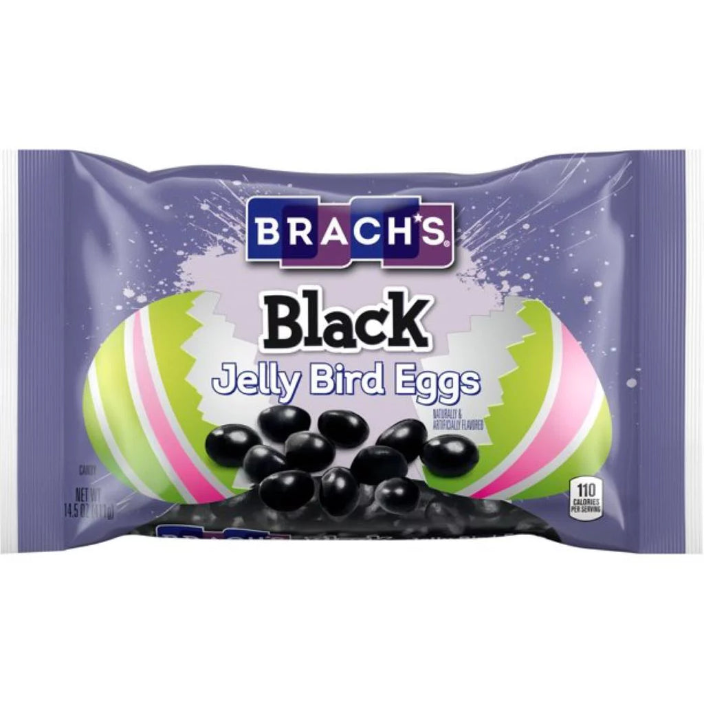 Black Jelly Bird Eggs Licorice Jellybeans 14.5 oz 4 Pack G3006