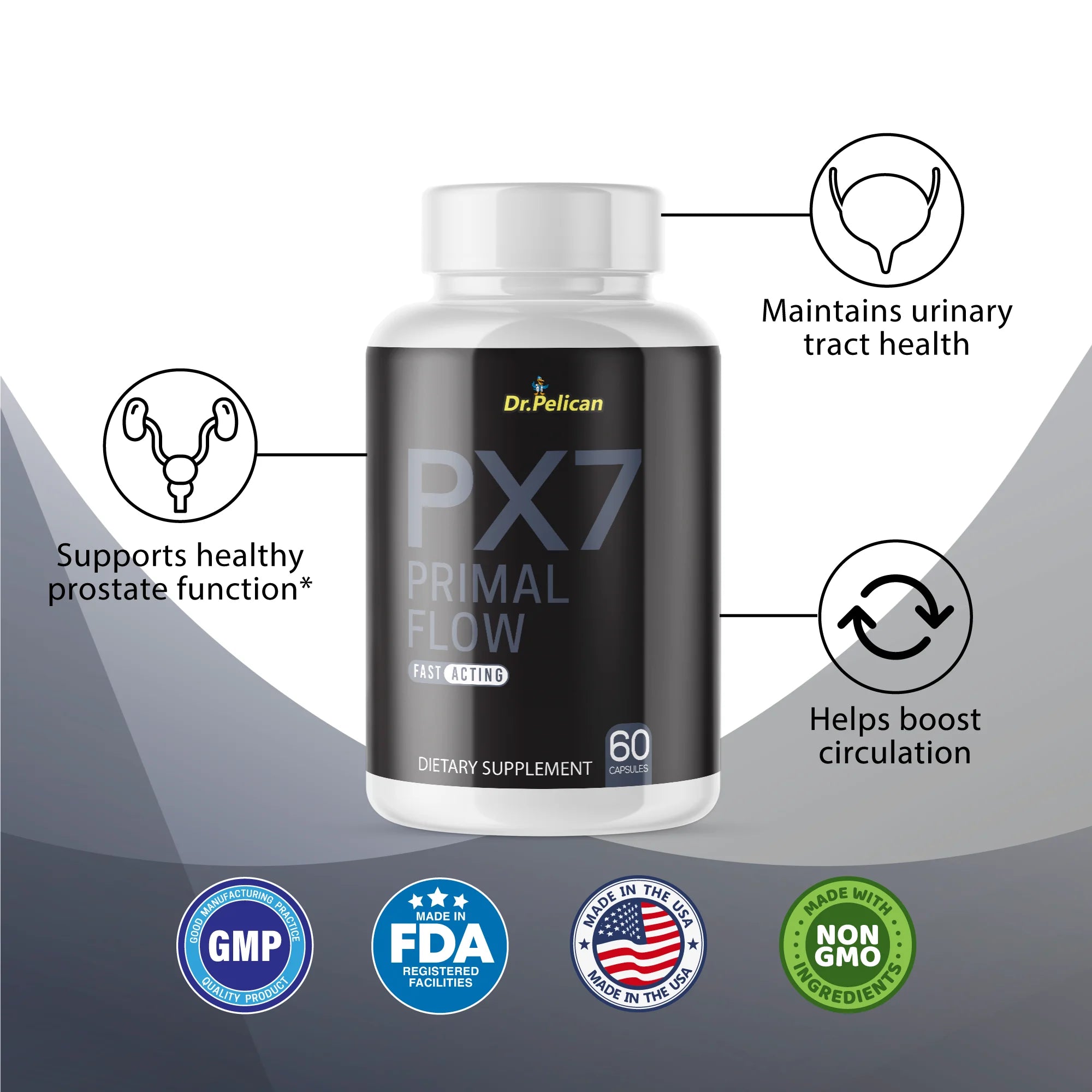 Prostate Support Supplement, 120 Capsules Y102
