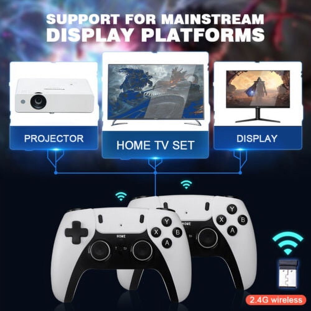 Retro Game Console, 64G, 4K HDMI, 37000+ Built-in Games, Wireless Controllers S59029