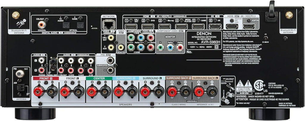 8K Ultra HD 7.2 Channel AV Receiver for Gaming and Music Streaming K290