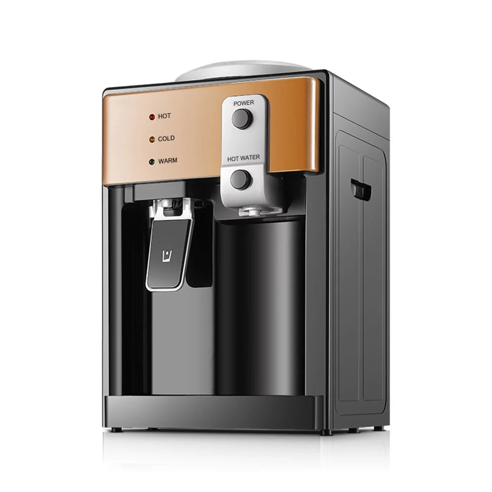 moobody Loading Water Cooler Dispenser with Hot/ Cold/ Room Temperature Water Countertop Water Dispenser for Home Office Dorm Coffee Tea Bar