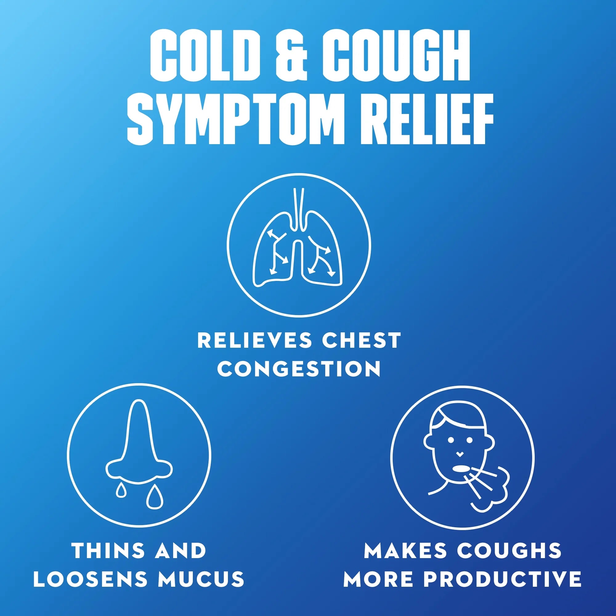 Chest Congestion & Excess Mucus Relief, 100 Tablets J746