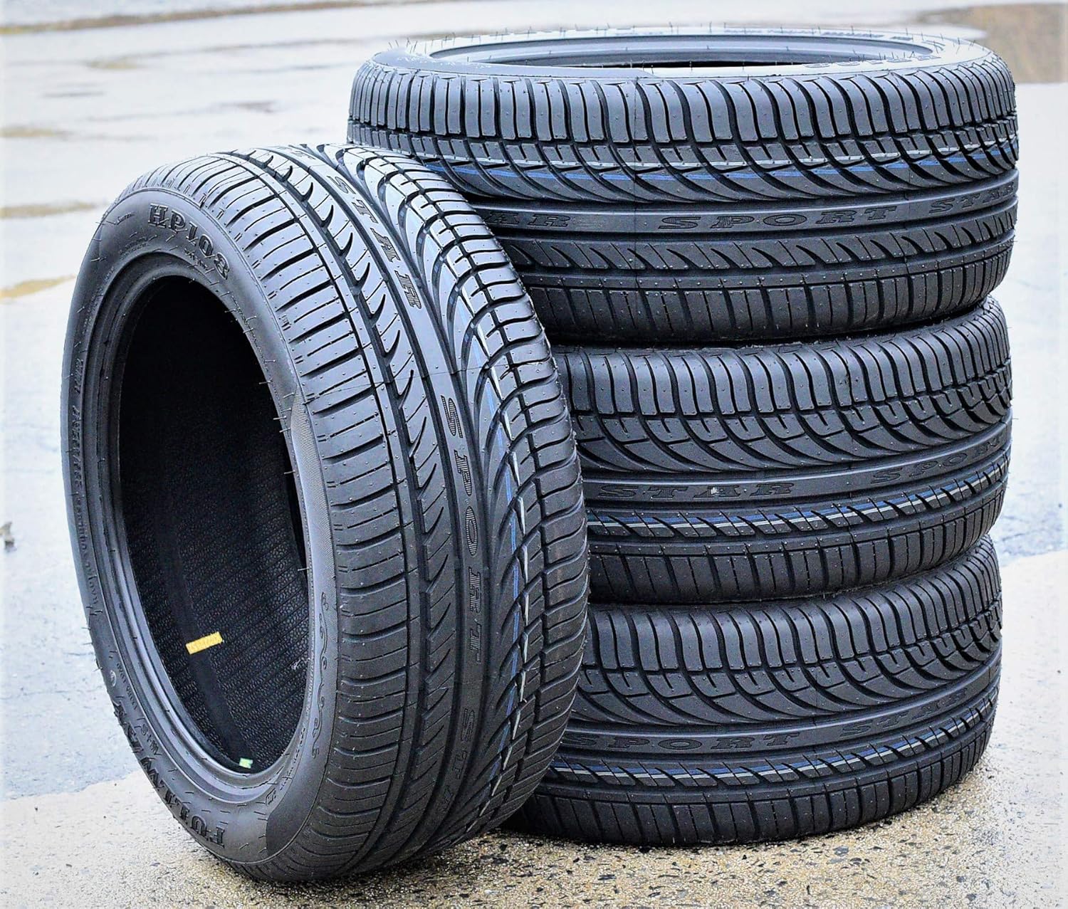 Set of 4 All-Season High Performance Radial Tires 225/40R18 Z4082
